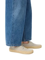 Rio Suede Lace-Up Espadrilles