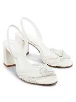Easy Clarita 75MM Leather Slingback Sandals