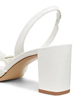 Easy Clarita 75MM Leather Slingback Sandals