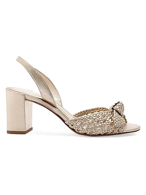 Easy Clarita Tresse 70MM Leather Sandals