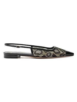 Olivia Lace Slingback Flats