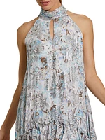 Ieena 2 Ruffled A-Line Minidress