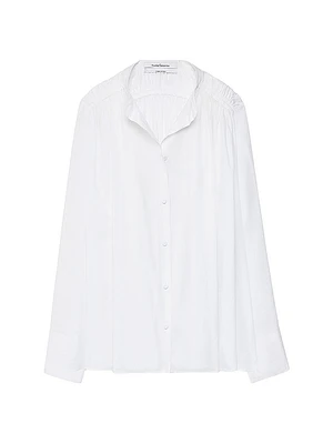 Gathered Voile Blouse