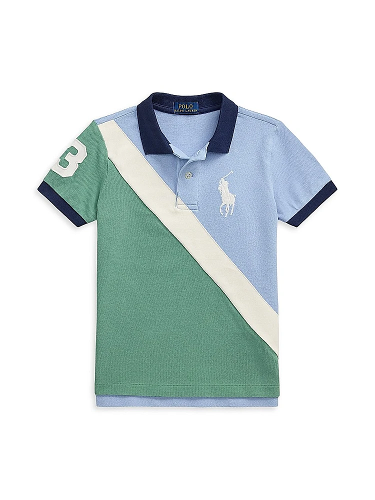 Little Boy's & Rugby Mesh Polo Shirt