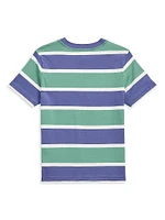 Little Boy's & Polo Bear Striped T-Shirt