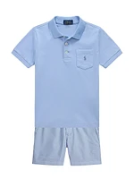 Little Boy's & Cotton Polo Shirt
