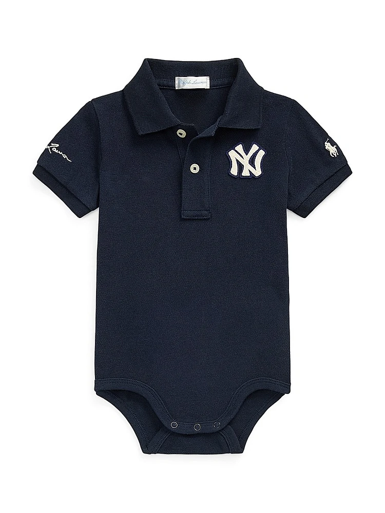 Baby Boy's Ralph Lauren x MLB Polo Bodysuit