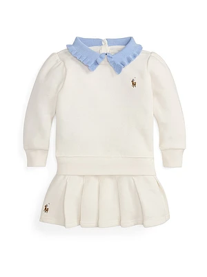 Baby Girl's 2-Piece Sweatshirt & Skort Set