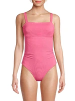 Jori Metallic One-Piece Swimsuit