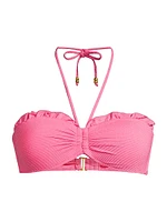 Alexis Metallic Bikini Top