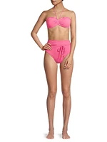 Alexis Metallic Bikini Top