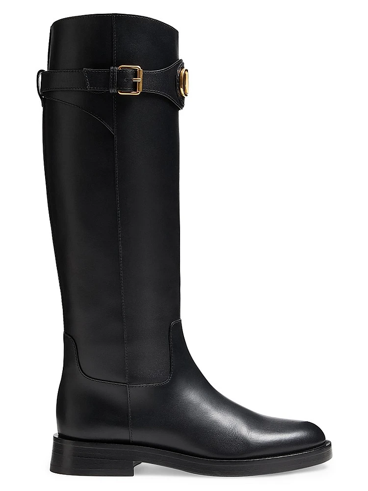 VLogo Signature 30MM Calfskin Boots