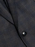 Windowpane Plaid Wool-Cashmere Suit