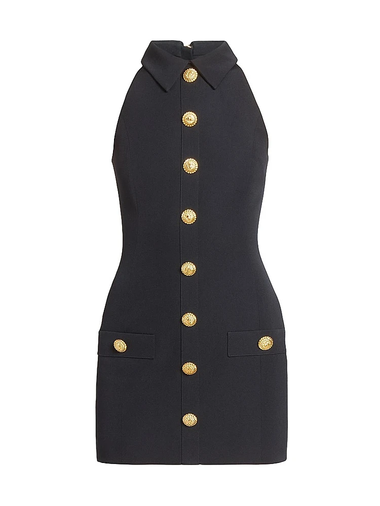 Grain de Poudre Wool Minidress