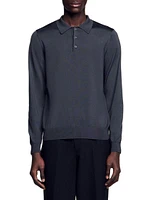 Ribbed Polo Shirt