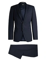Slim-Fit Suit Virgin Wool