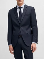 Slim-Fit Suit Virgin Wool
