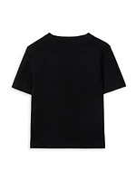 Baby Boy's, Little Boy's & Check Label Cotton T-Shirt