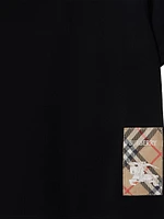 Baby Boy's, Little Boy's & Check Label Cotton T-Shirt