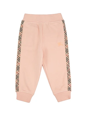 Baby Girl's, Little Girl's & EKD Check Joggers