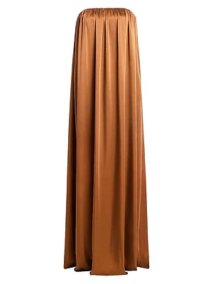 Monique Satin Maxi Dress