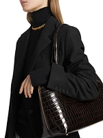 Oversized Single-Breasted One-Button Blazer