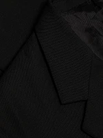 Oversized Single-Breasted One-Button Blazer