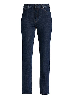 High-Rise Slim-Fit Jeans