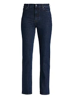 High-Rise Slim-Fit Jeans