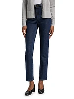 High-Rise Slim-Fit Jeans