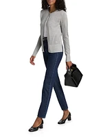 High-Rise Slim-Fit Jeans