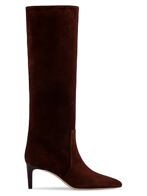 60MM Suede Knee-High Boots