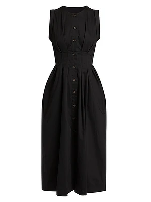 Mette Sleeveless Midi-Dress