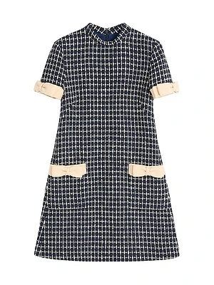 Bouclé Short Dress