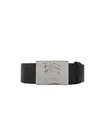 Square Knight Stamp Reversible Leather Belt