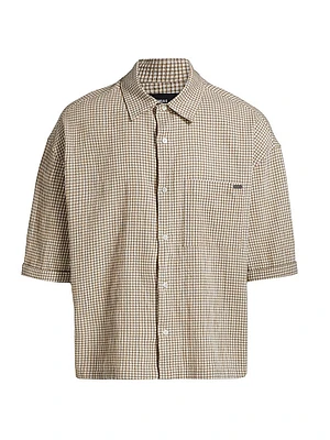 Plaid Cropped Shirt