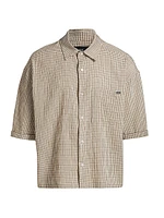 Plaid Cropped Shirt