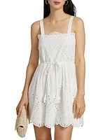 Cosette Eyelet Cotton Minidress