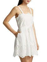 Cosette Eyelet Cotton Minidress