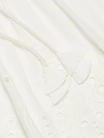Cosette Eyelet Cotton Minidress