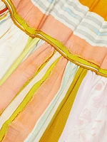 Mara Striped Cotton Midi-Dress