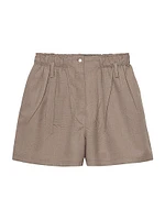 Mouliné Wool Shorts