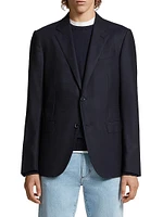 Trofeo Comfort Stretch Wool and Silk Jacket