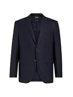 Trofeo Comfort Stretch Wool and Silk Jacket