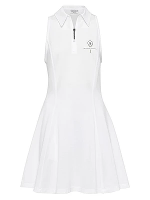 Stretch Cotton Piqué Dress