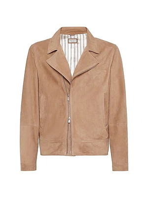 Suede Biker Jacket