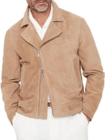 Suede Biker Jacket