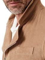 Suede Biker Jacket