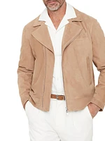 Suede Biker Jacket