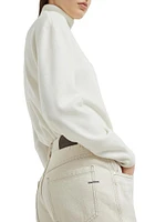 Stretch Dyed Denim Straight Trousers